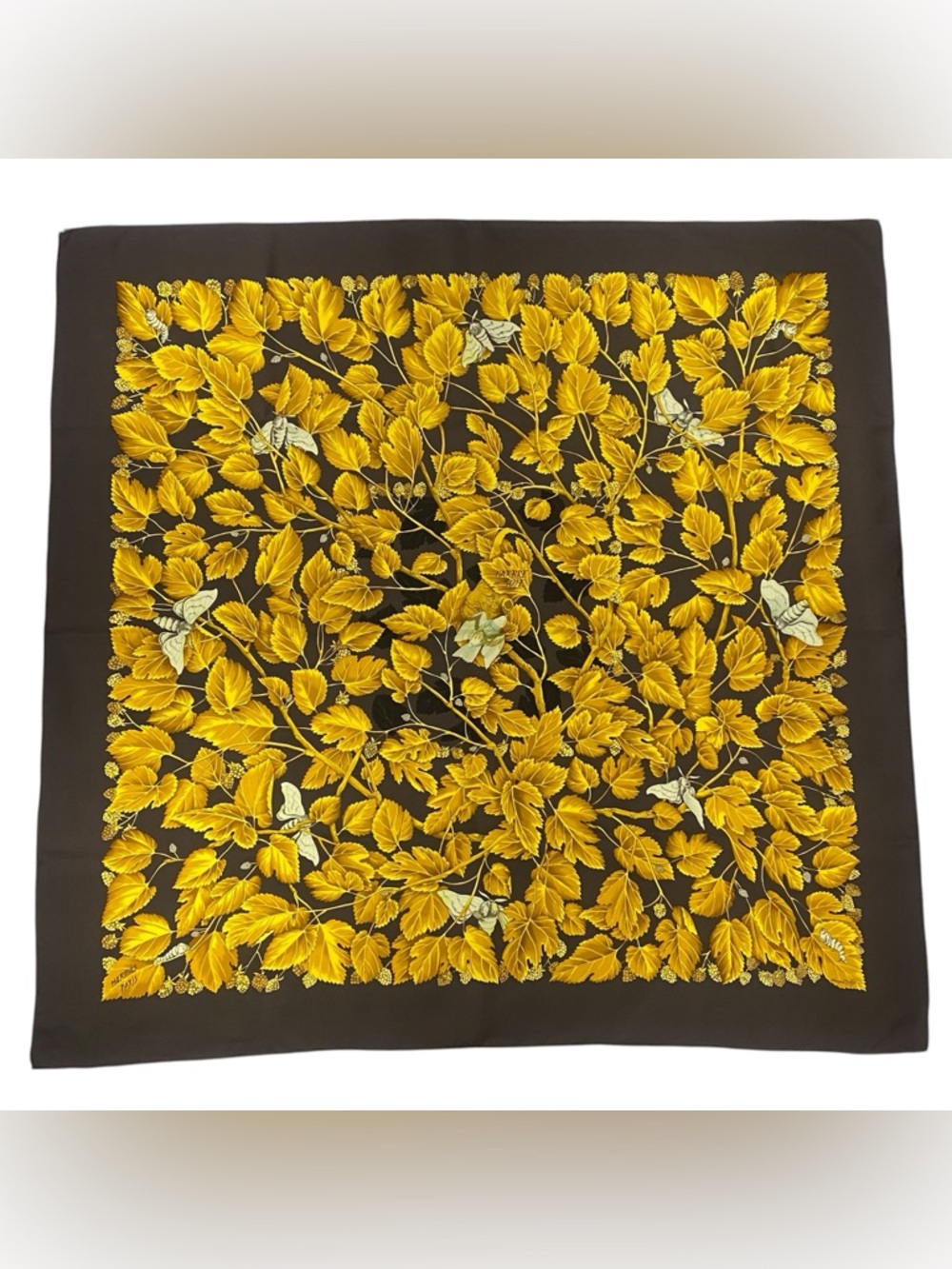 Hermes Silk Scarf L Arbre  De Soie Vintage Carre 90 Antoine De Jacquelot